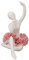 Ballerina-Mädchen-Figuren, Miniatur-Rosa Tanzendes Mädchen, Keramik-Ballerina-Statuen, Tänzer-Statue, Skulptur, Schreibtisch, Bücherregal, Dekoration Für Kunstgegenstände, Skulpturen, Heimdekoration