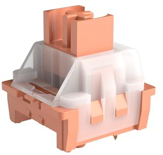 MageGee Interruttori lineari per tastiera lineari personalizzati Gaming Orange Cat, 110 pezzi, pre-lubrificati, 3 pin, 50 gf per tastiera meccanica da gioco