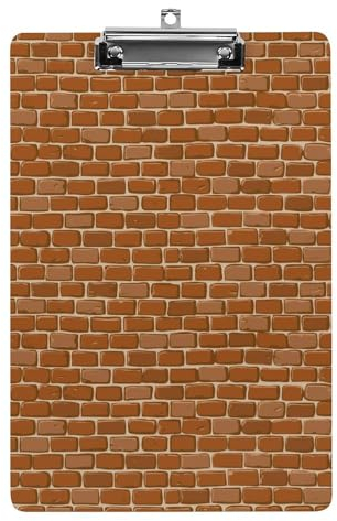 Porte-bloc mural marron pour infirmière, porte-documents