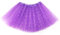 KSBBHDS 1 Falda De Baile De Estrella De Lentejuelas De 3 Capas, Tutú para Mujer, Falda Morada, Tutú, Falda Brillante Morada, Falda De Baile En Capas, Adecuada para Puesta En Escena(Púrpura)