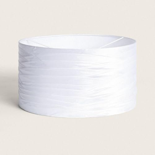 LEDKIA LIGHTING Pantalla Lámpara Tela Marissa Blanco