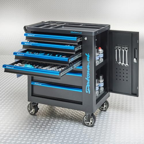 Datona Werkstattwagen 'Black-Line' 7 Schubladen + 273-teiliger Werkzeugsatz