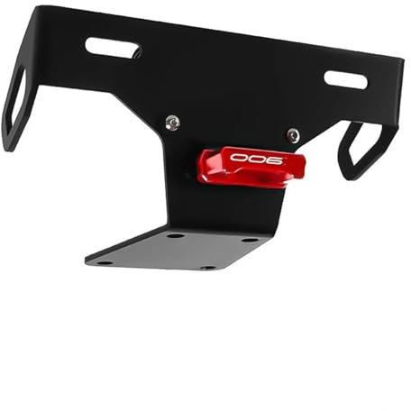 MAKUTU License protector Bracket License Holder For KAWASAKI Z900 Z 900 2017-2023 2022 2021 2020 2019 2018 Motorcycle Fender Eliminator Tail Number Plate Bracket(Black- Silver)