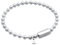 Kuzzoi Herren Silber Armband Kugelkette (4 mm) 925 Sterling Silber mit Zylinderverschluss für den Mann, Silberarmband Länge 19 cm