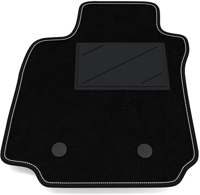 Automatte nur auf der Fahrerseite, 1 Stück, kompatibel mit Renault Clio 3 2005-2012 | 1 maßgeschneiderter Teppich