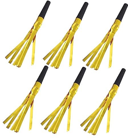 Toyvian 30 Stück Blasen Drachen Atmosphäre Requisiten Konfetti Neon Party Geburtstag Pfeifengebläse Geburtstagsdekorationen Glöckchen Zum Basteln Jubel Poms Geräuschmacher