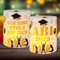 BOOMTOP 12 Windlicht Tischdeko ABI 2025 Deko Abitur Teelichter Prüfung Bestanden Geschenk Windlichter Mini Kerzen Lichthülle Wir sind stolz auf dich Abschlussfeier Deko Teelicht Kerzen Verzieren