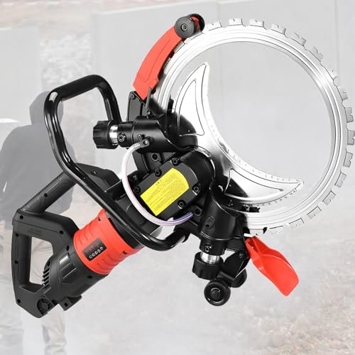 Concrete Cutter Saw,Concrete Ring Saw,Electric Ring Saw For Wall Cutting,30CM Cut, Incl Diamond Masonry Blade,For Cutting Concrete, Stone,Brick,Roof Tile