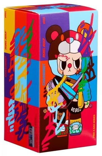 Rebel Bear Serie Find A Bag Blind Bag Serie, bunte Sammlerstücke im Anime-Stil mit Tierkostümen, Vinyl-Action-Sammlerstücke (entworfen für Sammler ab 14 Jahren)