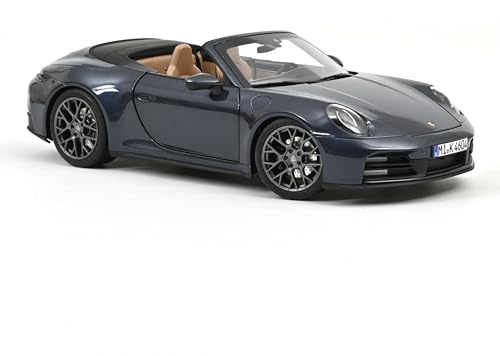 Porsche 911 Carrera Cabriolet 2025 Blau Yachting Metallic 1/18