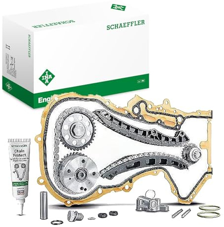 INA 559 1808 40 Steuerkettensatz Steuerkette Kette geschlossen 130 Kompatibel mit VW Golf 6 5K1 03C105209AQ 03C105209AR 03C109088E