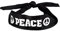 Boland 44527 10130705 Stirnband Peace, schwarz