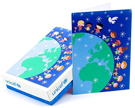 Hallmark UNICEF Weihnachtskarten, Kinder auf der ganzen Welt, 20 Karten und 21 Umschläge, 1XPX2025
