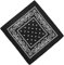 Unbekannt Bandana Kopftuch Halstuch Nickituch Biker Tuch Motorad Tuch verschied. Farben Paisley Muster, Schwarz, ...