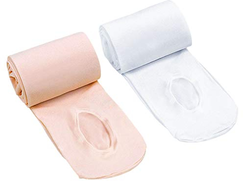 XPX Garment 2 Pares de Niña Medias De Ballet Convertibles para Niñas Panty