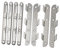 Bettverbinder (4er Set) aus Edelstahl 2 Größen zur Auswahl 140 & 190mm (190mm)