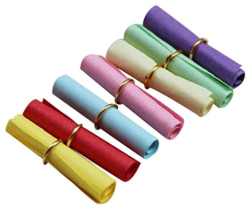 GVa12 50 x Lose Kindergeburtstag Feier Fest Gewinne, Loose, Lohse, Leere Lose, Adventskalender Liebesbrief unbeschriftete Lose, Leere Lose