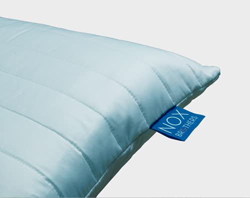 NOX Kissen ORIGINAL | Hochwertiges und ergonomisches 40x80 HWS-Nackenstützkissen | Anpassbares Nackenkissen Allergikerkissen | Intelligentes Innenkissen-System