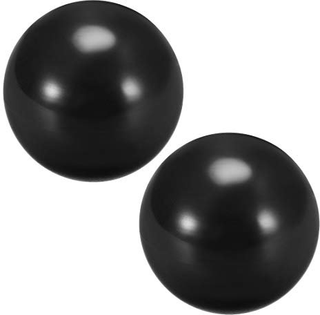 sourcing map Joystick Ball Top Handle Rocker Round Head Arcade Game DIY Parts Replacement Black 2Pcs