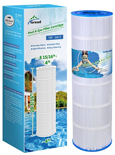TOREAD Ersatz für Poolfilter Hayward CX1750RE, C1750, PA175, Unicel C-8417, Filbur FC-1294, 25230-0175S, 817-0175P, Aladdin 27501, 175 m², L x Außendurchmesser: 28 3/40,6 x 21,6 cm, 1 Packung