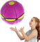 Boule magique OVNI - Soucoupe volante déformable - Jouet de décompression pour enfants - Pour l'extérieur, le jardin, la plage, les sports (violet)