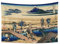 YONGFOTO 100x70cm Ukiyo-e Tapisserie Mont Fuji 36 vues Pièce Tenture Nakahara dans la province de Sagami Paysage Art mural Japonais Peinture traditionnelle Style Toyo Tapisseries