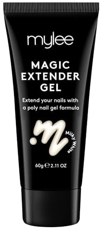 MYGEL by Mylee Magic Extender 60g - Lunga durata, Aspetto naturale, Gel extension per unghie, per principianti e professionisti, acrilico ispessente, Nail art (Milky White)