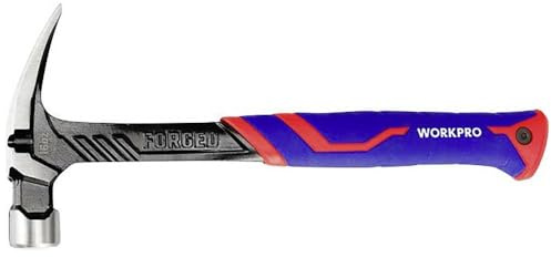 WorkPro WP241013 Klauenhammer ergonomischer Griff, hart 450 g 1 St.