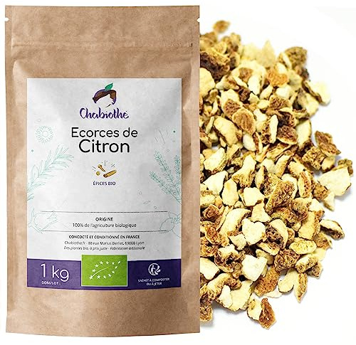 Chabiothé - Ecorce de citron jaune Bio 1 kg