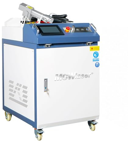 MCWlaser Máquina de limpieza láser de fibra de mano Raycus 2000W Laser Cleaning Machine Máquina de eliminación de óxido láser Máquina de limpieza láser para pintura de óxido, aceite y suciedad