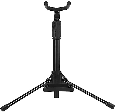 Elektronische Blasinstrumente-Ständer Elektrische Blasrohrhalterung Verstellbarer Blasrohrständer ABS-Metall Faltbares Blasinstrumenten-Platzierungsregal Halterung für Blasinstrumente