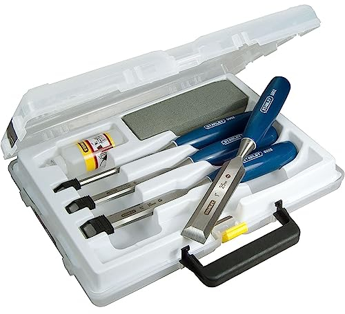 AMK® Bevel Edge Wood Chisel Sharpening Stone & Oil Set