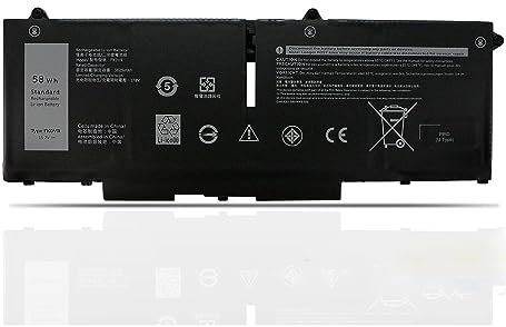 FK0VR FKOVR 8H6WD 293F1 01VX5 404T8 51R71 8P81K Laptop Battery Compatible with Dell Latitude 5330 7330 7430 7530 Latitude 5330 2-in-1/7330 2-in-1/7430 2-in-1 Series(15.2V 58Wh)