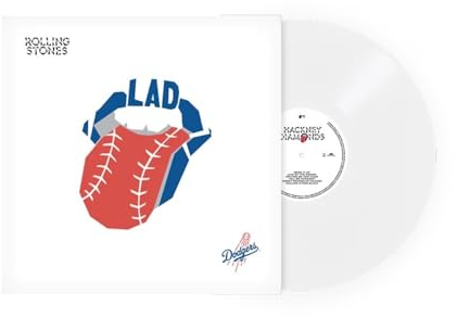 The Rolling stones - Hackney Diamonds X Los Angeles Dodgers Exclusive Limited Baseball White Color Vinyl LP