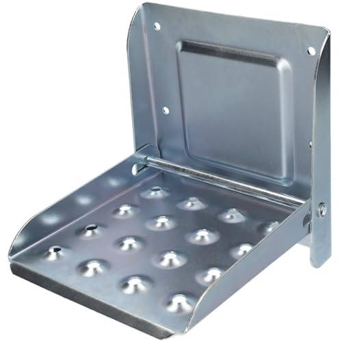 SAMETRUCK Klapptritt Trittstufe Aufstiegshilfe rutschfest LKW Anhänger Traktor Bordwand