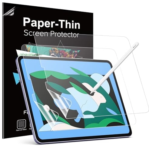 MoKo 2 Piezas Protector de Pantalla de Papel para iPad Pro 11 (2022/2021/2020/2018) / iPad Air 5ª/4ª Gen (2022/2020), Escribir y Dibujar como en Papel Antirreflejo Mate, Compatible con Apple Pencil
