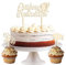 3pcs Cake Topper :Prüfung Bestanden Tortendeko Holz, Torten Cupcake Topper Kuchendeko Abschluss Abschlussfeier Gratulation Abitur Abi 2025 Bachelor Geschenk