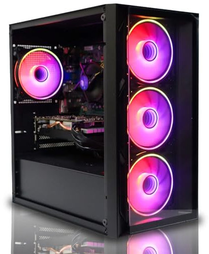 OCHW Luicd RGB Gaming PC, Ryzen 4100 Quad Core • RTX 3050 6GB Graphics Card • 16GB 3200MHz DDR4 • 1TB SSD • 600W PSU Bronze Rated • Gaming Case • WIFI • Windows 11 Pro