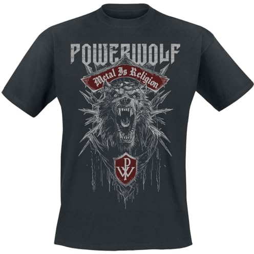 Powerwolf Chaos Crest Männer T-Shirt schwarz Band-Merch, Bands