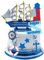 YGCHEN Cake Decoration Nautical Cake Decoration Mini Sailing Boat Figures Happy Birthday Cake Topper Lighthouse Life Ring Ship Anchor Star Cake Decoration Children's Birthday 9 Pieces
