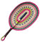 AOYUDJ African Colorful Hand Fan Handmade Woven Sea Grass Hanging Decors Handheld Fan Farmhouses Home Bedroom Decoration
