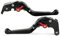 Kupplung Bremshebel Für Aprilia Für RS 660 2020 2021 2022 RS660 Motorrad Einstellbare Ausziehbare CNC Griffe Klapp Bremse Kupplung Hebel Kupplungshebel Motorrad(Black)