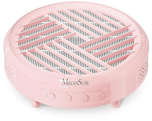 MelodySusie Staubabsaugung für Nägel, HPro Kompaktes Vakuum Professionell Nagelstaubsauger mit Filter, Saugstarke Leistungsstarke Nagelstaubabsaugung für Maniküre im Salon und zu Hause (Rosa)