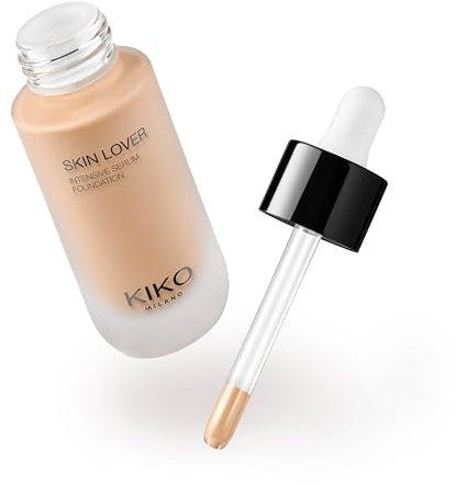 KIKO Milano Skin Lover Intensive Serum Foundation 3.5WO, Feuchtigkeitsspendende Serum-Foundation Mit Langem Halt