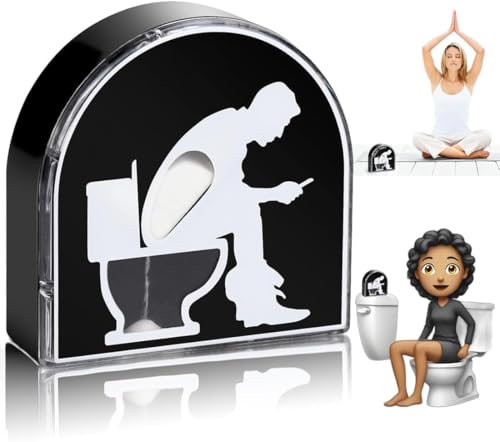 Timer per WC a clessidra da 5 minuti, sgabello creativo per toilette clessidra, spazzole per bambini, decorazione domestica, giocattolo gadget, regali divertenti per uomini, papà, festa del papà