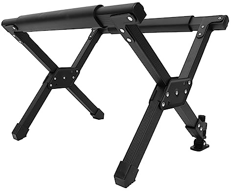 BATHVEVE 1 Stück Outdoor Kühlboxständer aus Aluminium Verstellbarer Klappständer für Camping Grill und Reisen Stabiler Kühlerhalter für Picknick und Freizeitaktivitäten
