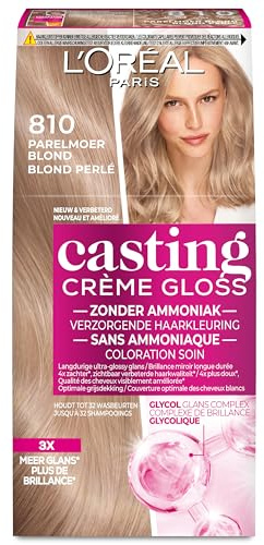 L'Oréal Paris Casting Crème Gloss Perlmutt Blond 810 Haarfarbe ohne Ammoniak