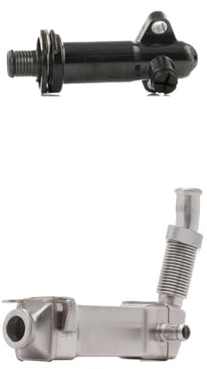 RIDEX Abgaskühler AGR-Modul 4198E0206 mit Thermostat mit Dichtring Kompatibel mit BMW 3 Touring E91 3 Limousine E90 3 Limousine E46 5 Limousine E60 1 Schrägheck E87