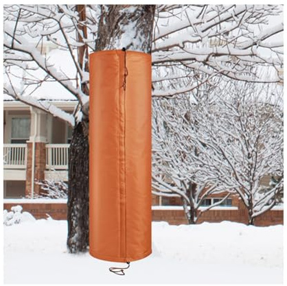 Tarp, Insulated Tree Wrap for Winter, Waterproof Plant Cover with Drawstrings, Heavy-Duty Frost Protection for Palms & Shrubs in Winter(20x100cm)