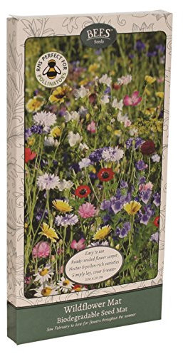 Bees Seeds - Wildflower Mat Biodegradable Seed Carpet